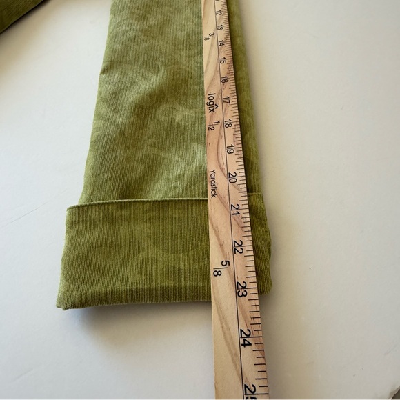 Chico’s Size 0 - 4Green Ruffle Open Front Jacket Blazer • Dressy Career Layering - Picture 4 of 10